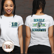 Load image into Gallery viewer, 1976 Seattle Blitz Pocket &amp; Back Design Tee or Sweatshirt - EXCLUSIVE DESIGN!
