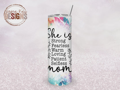 She Is...Mom Bright Floral